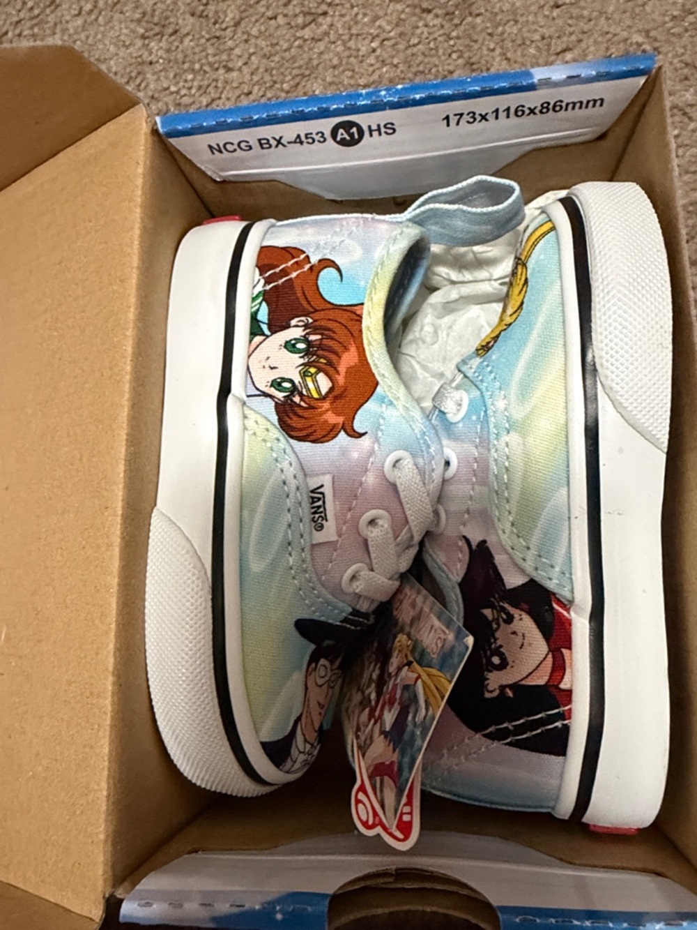 Sailormoon Vans toddler Sneakers in size 5C